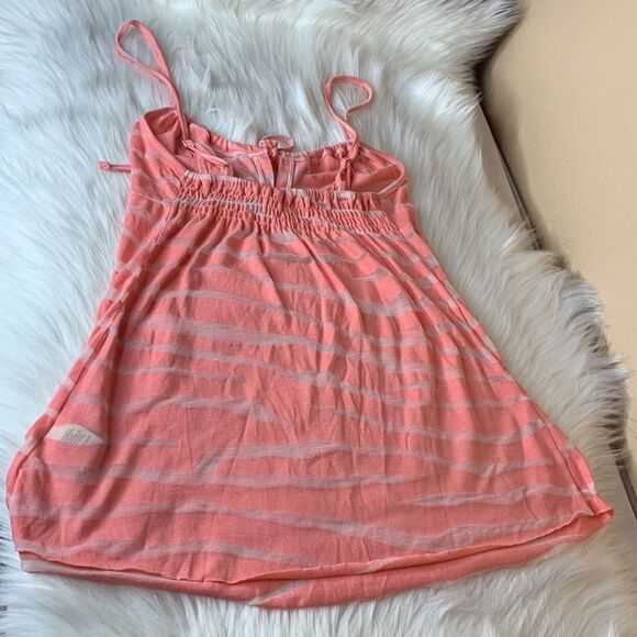 Free People Sheer Zebra Stripe Tank Size XS - Picture 3 of 11